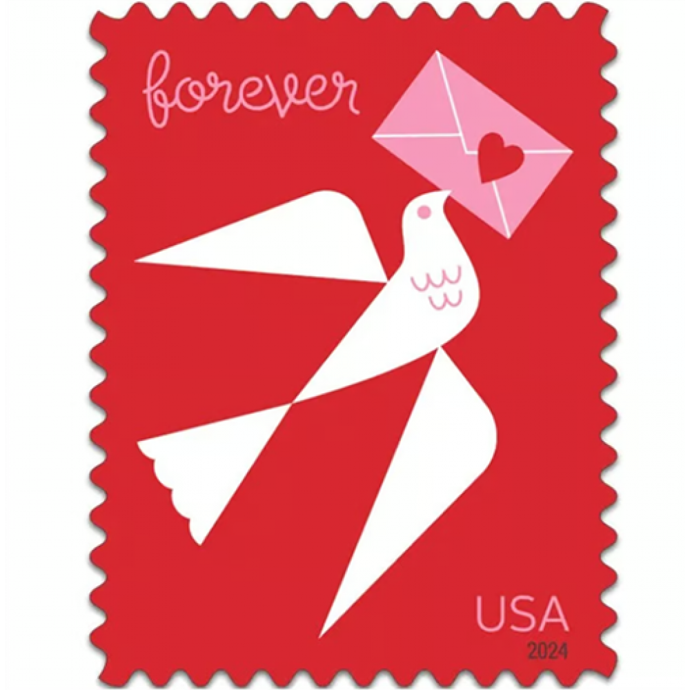 (2024) Love Forever Stamps, Sheet of 20