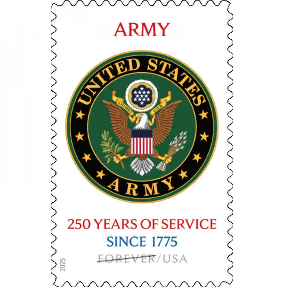 (2025) U.S. Army 250th Stamps, Sheet of 20