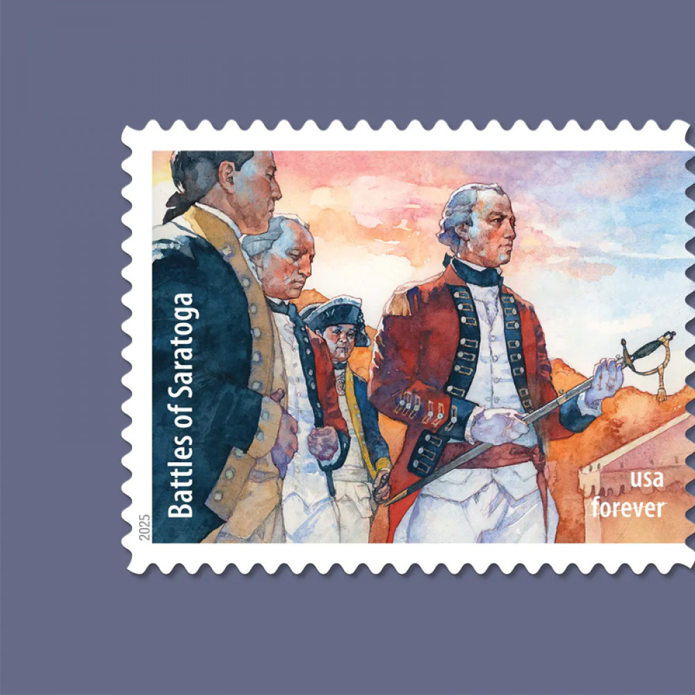 (2025) Battlefields of the American Revolution Stamps Sheet of 15