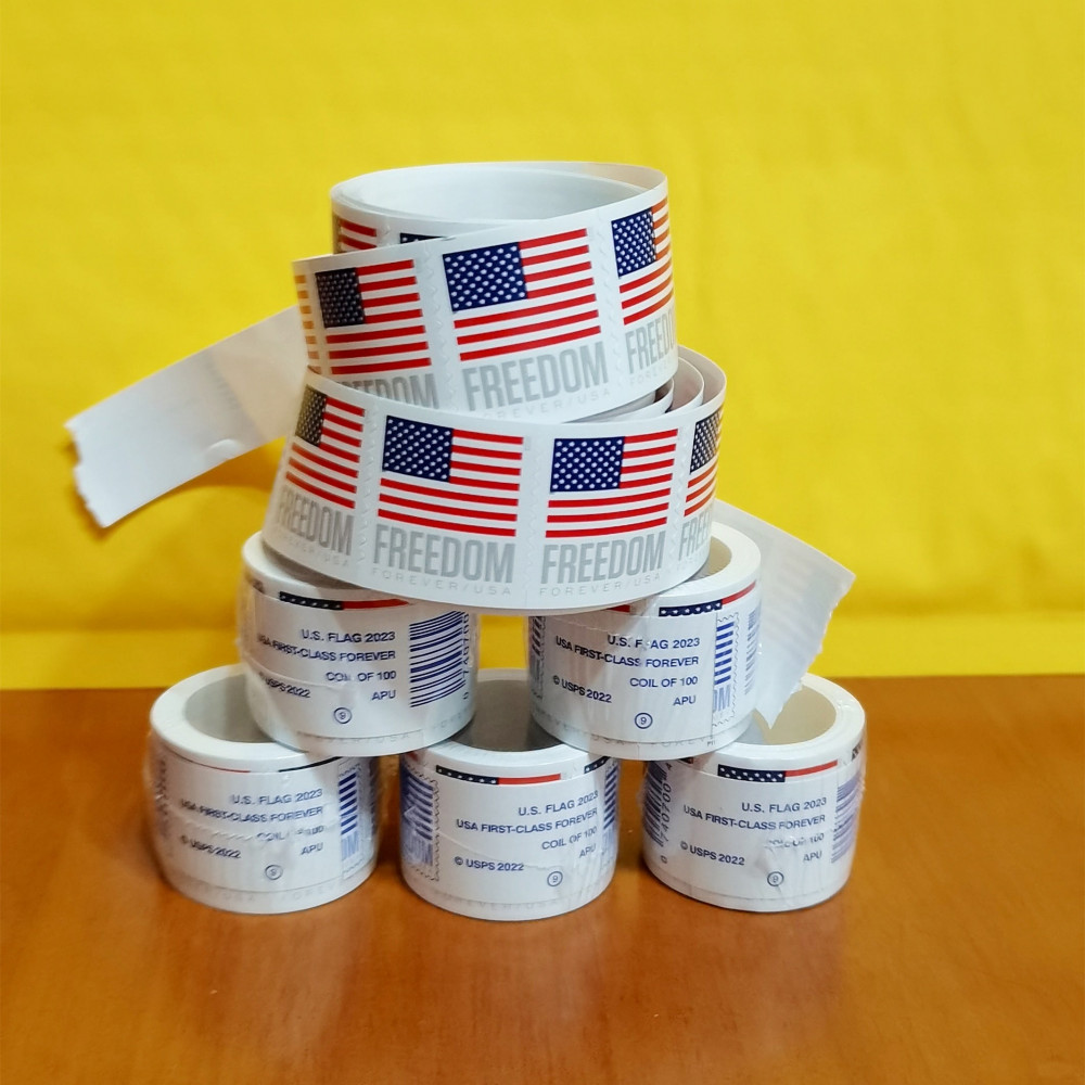 (2023) US Flags Freedom Booklets Rolls