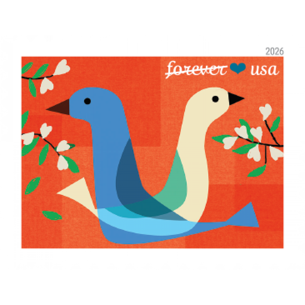 (2026) Love Forever Stamps, Sheet of 20