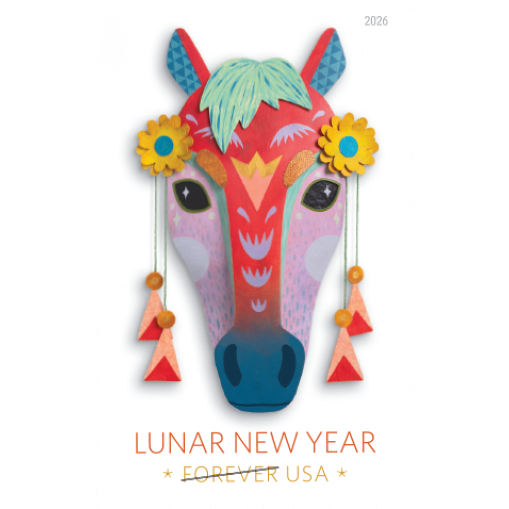 (2026) Lunar New Year: Year of the Horse Forever Stamps, Sheet of 20